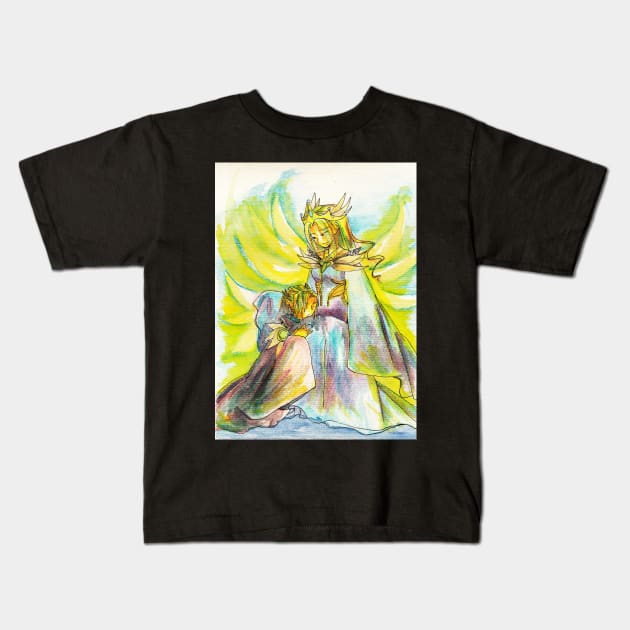 Holy Protection Kids T-Shirt by Dearly Mu